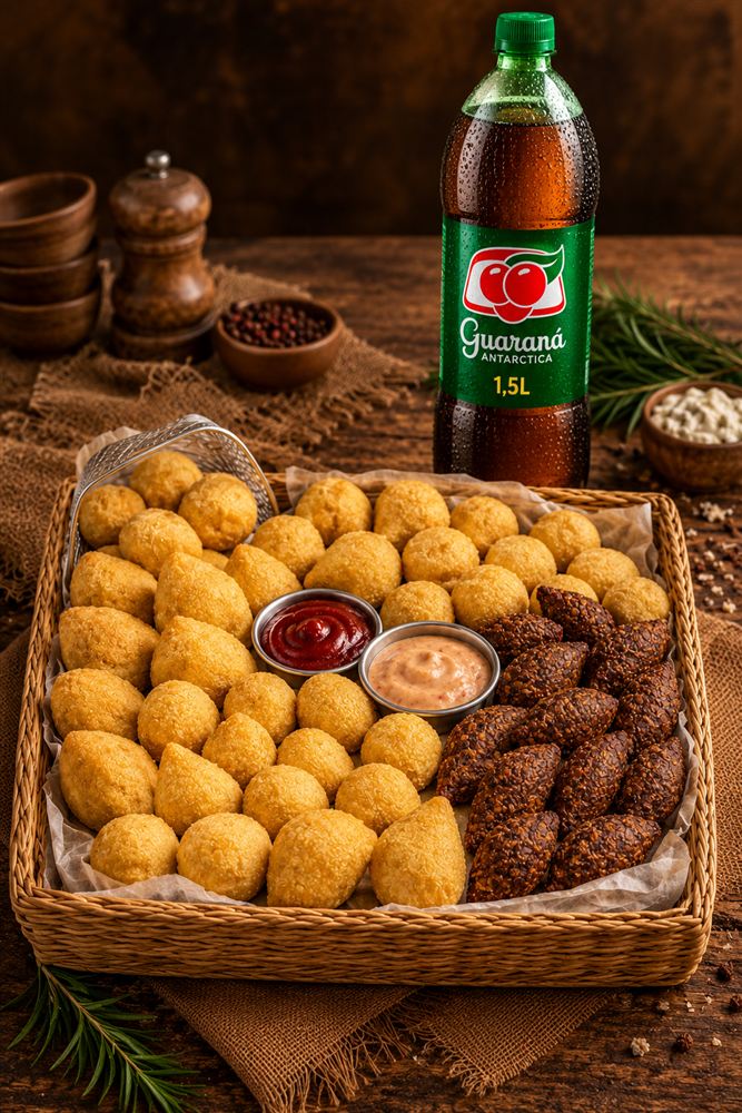 Combo de salgados e guaraná para aniversário em Campos dos Goytacazes