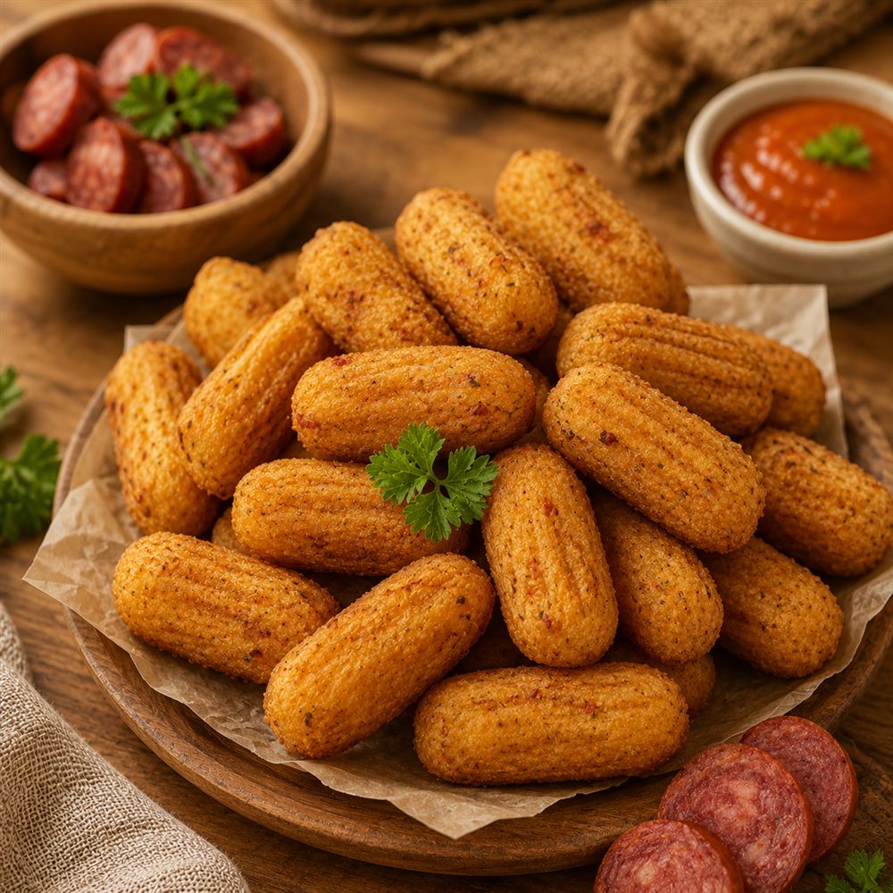 Risoles fritos na hora para festa em Guarus, Campos dos Goytacazes